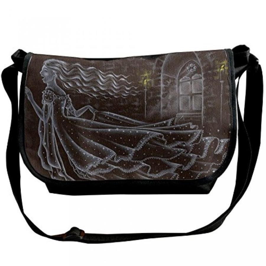 全国送料無料 パソコン ストレージ 男性女性古典的な肩クロスボディ スリング ハロウィーン カボチャに乗る自転車のメッセン ジャー バッグ