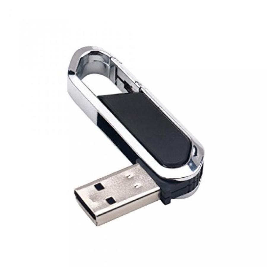 全国送料無料 パソコン ストレージ MonkeyJack 64 GB USB フラッシュ ドライブのラップトップの回転式の指ドライブ メモリ スティック金属-ブラック