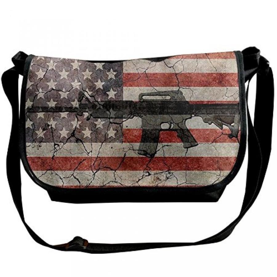 全国送料無料 パソコン ストレージ 男性女性屋外肩クロスボディ スリング メッセン ジャー バッグ HUEH 古典的なアメリカの国旗