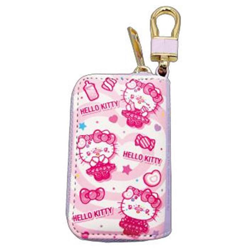 キーケースサンリオ スマートキーケース デコラ ハローキティ