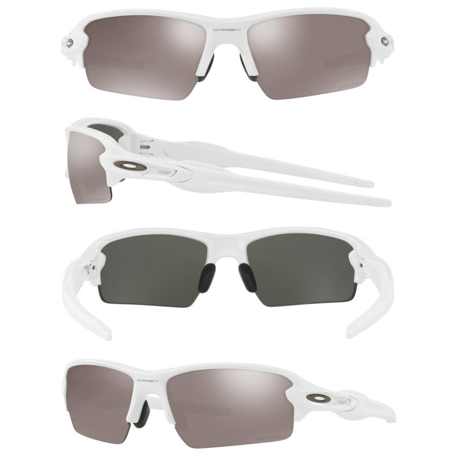 【ほぼ新品】OAKLEY サングラス ホワイト×ブラウン系 OAKLEY（オークリー） 日本正規品 サングラス フラック 2.0 FLAK