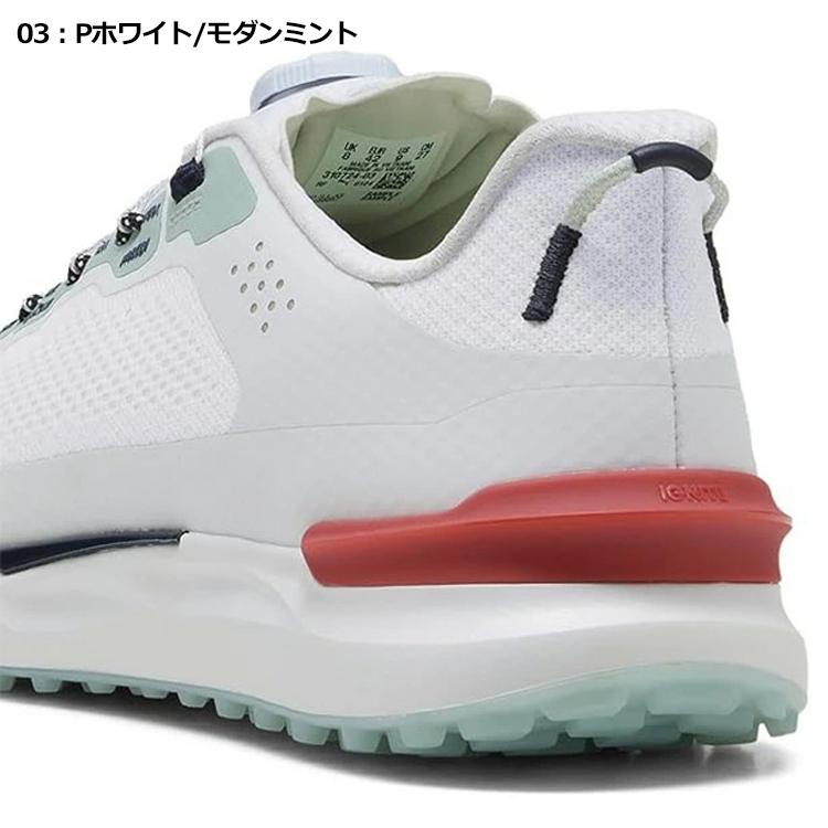 美品24.5㎝◎PUMA GOLF プーマ ゴルフシューズ 白 IGNITE PUMA プーマ ゴルフシューズ ソフトスパイク レディース IGNITE