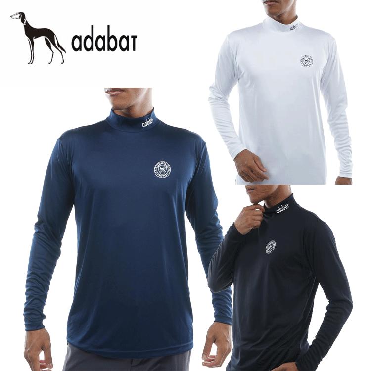 adabat】アダバット ゴルフウェア モックネックシャツ 長袖 40(L