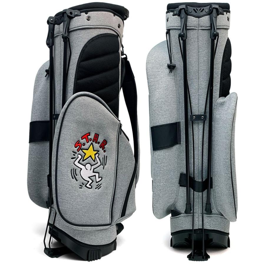 キースヘリング ゴルフ スタンド キャディバッグ American flag × Star