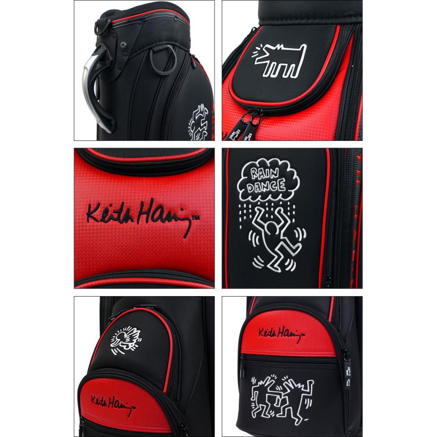 【限定】キース・ヘリング × ゴルフ キャディバッグセット（ヘッドカバー付き） 限定】キース・ヘリング × ゴルフ キャディバッグセット