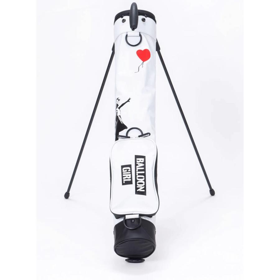 新品 バンクシー BANKSY セルフスタンドバッグ バルーンガール バンクシー スタンド キャディバッグ BACB-02S 【Banksy