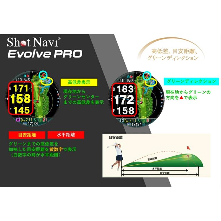 ショットナビ エボルブプロ Evolve PRO ショットナビ Evolve PRO (エボルブ プロ) 腕時計型 GPS距離測定