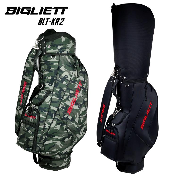 BIGLIETT ビリエット ゴルフ 8.5型 キャディバッグ ブラック カモフラ