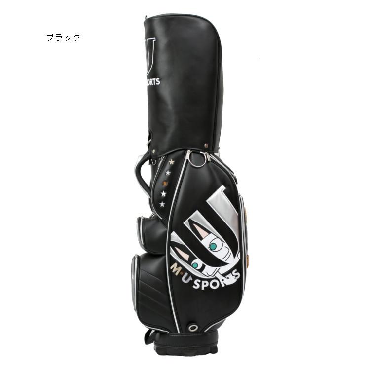 ゴルフバッグ・キャディバッグ M.USPORTS MUスポーツ M・U SPORTS ゴルフ 2024秋冬新作 レディース キャディ