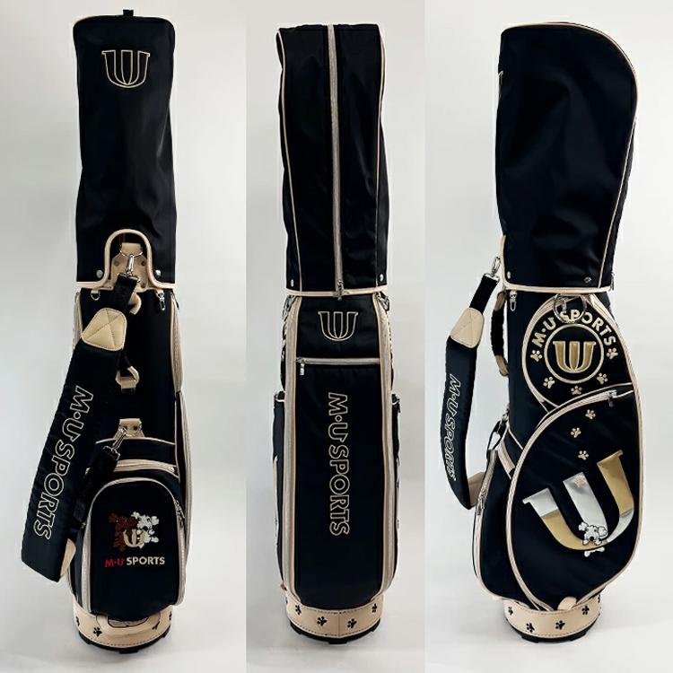 【未使用品】MU SPORTS レディースキャディバッグ M・U SPORTS 2025年 秋冬新作 MU MUスポーツ ゴルフバッグ