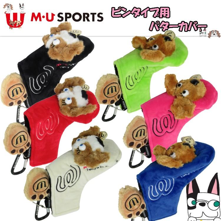 日本正規品 MU SPORTS MU スポーツ 703W6554S パター ヘッドカバー ピン型 Tokyo in Japan レディース