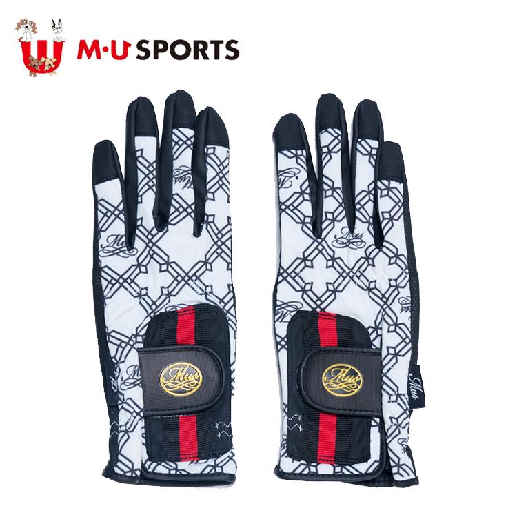 M・U SPORTS MU SPORTS MUスポーツ レディース ゴルフ グローブ 手袋 