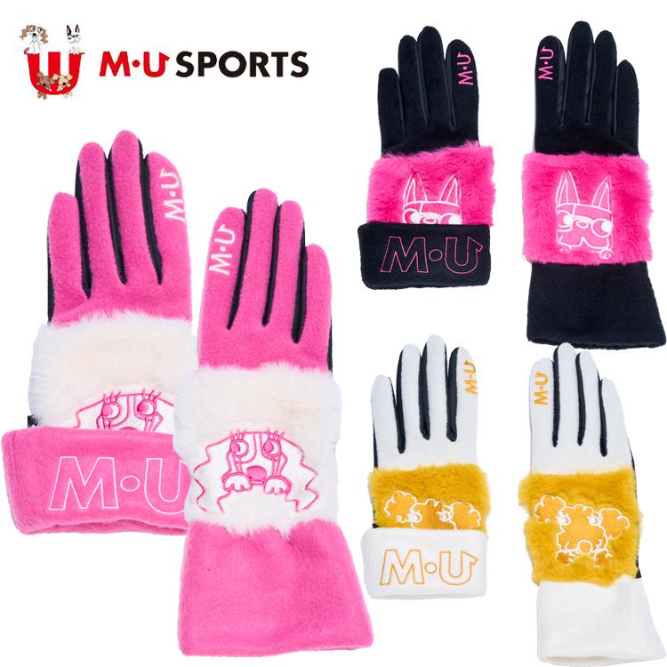 M・U SPORTS MU SPORTS MUスポーツ レディース ゴルフ グローブ 手袋 