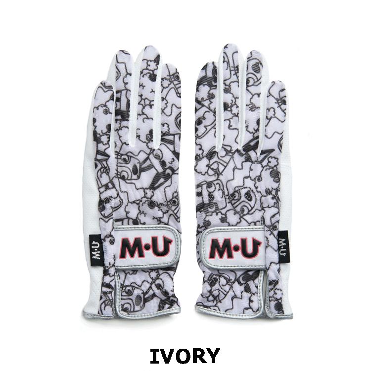 M・Uスポーツ - 【新品・未使用】M•U SPORTS 2018年 冬用グローブ 両手 M・U SPORTS MU SPORTS MUスポーツ レディース キャラクター顔