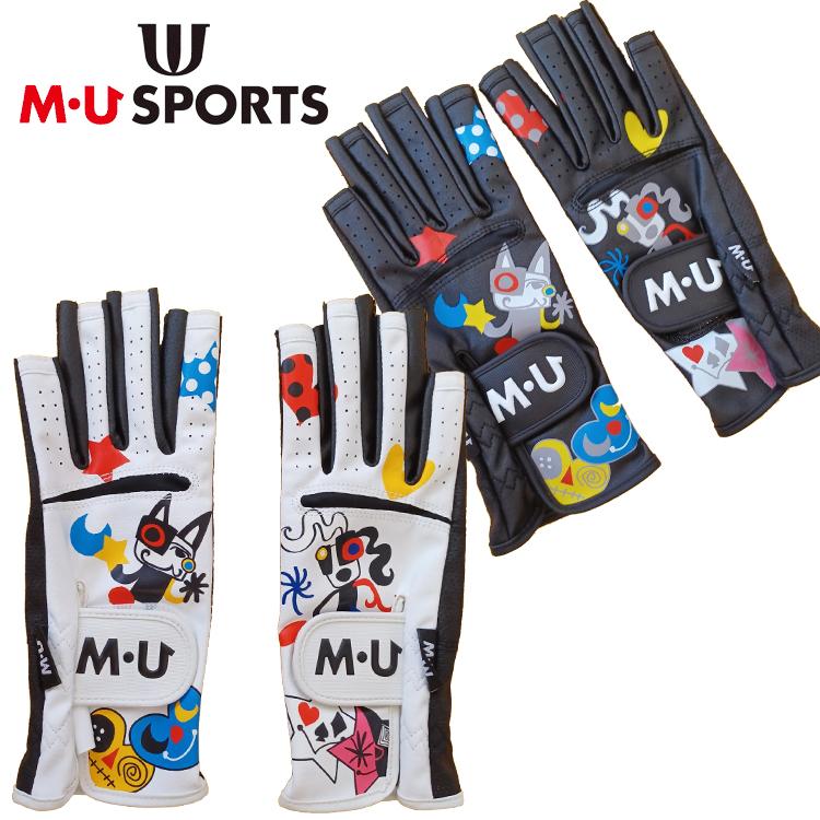 M・U SPORTS MU SPORTS MUスポーツ レディース ゴルフ 指先なし