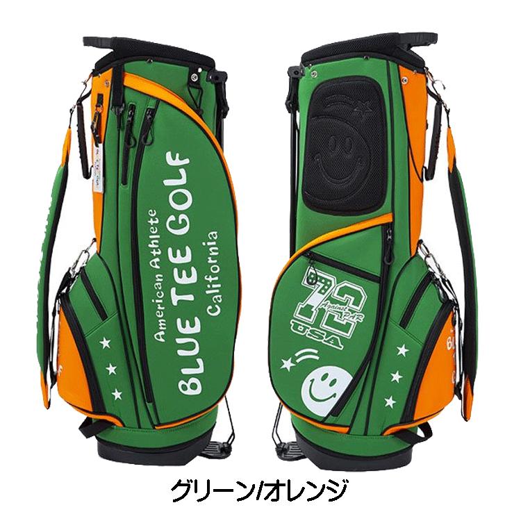 BLUE TEE GOLF ストレッチ 2トーン スタンド式 キャディバッグ 9 BLUE TEE GOLF ストレッチ 2トーン スタンド式 キャディバッグ 9