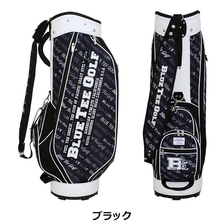 BLUE TEE GOLF ブルーティーゴルフ ボーダー柄 キャディバッグ BLUE TEE GOLF ブルーティーゴルフ ボーダー柄 キャディバッグ