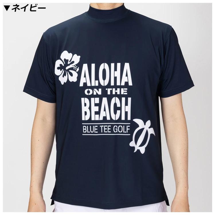 【美品】  GOLF 半袖モックネックシャツ ロゴ ゴルフフリークス】Mockneck logo sleeve shirts(モックネック