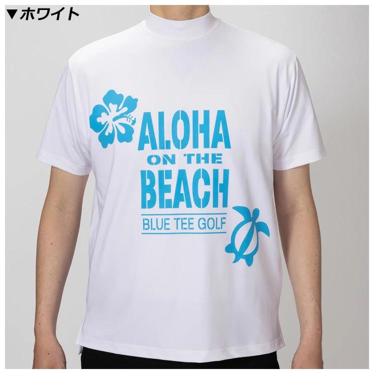 【美品】  GOLF 半袖モックネックシャツ ロゴ ゴルフフリークス】Mockneck logo sleeve shirts(モックネック