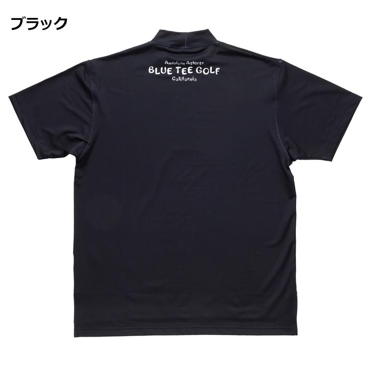 BLUE TEE GOLF ブルーティーゴルフ メンズ 半袖モックネック