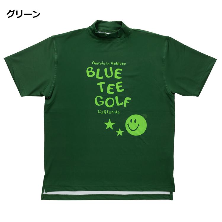 BLUE TEE GOLF ブルーティーゴルフ メンズ 半袖モックネック