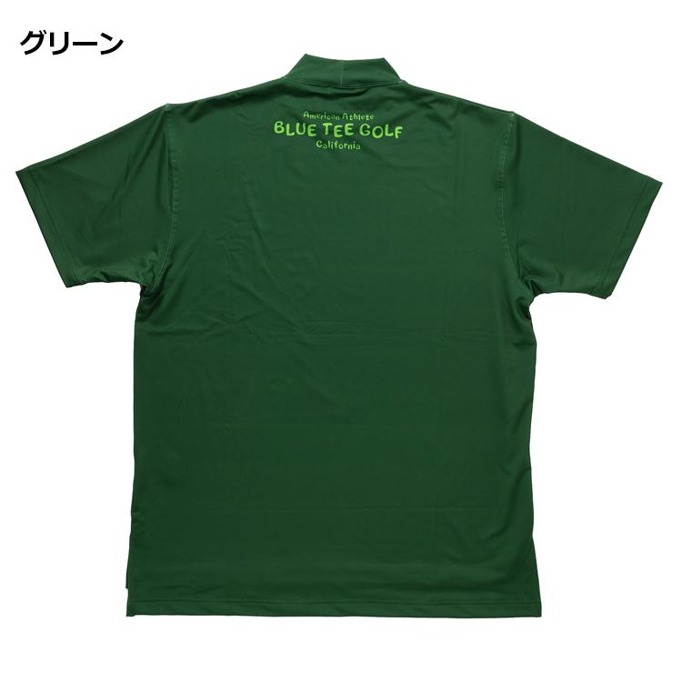BLUE TEE GOLF ブルーティーゴルフ メンズ 半袖モックネック