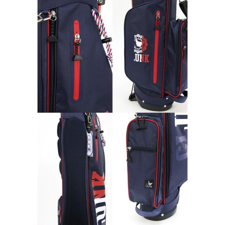 【新品】クランク ゴルフ キャディバッグ スタンド式 7型 軽量 撥水 NVY Amazon | クランク（CLUNK） ゴルフ キャディバッグ スタンド式