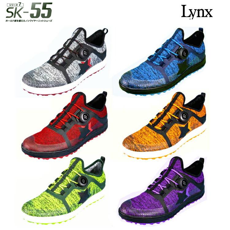 Lynx（リンクス） ゴルフシューズ SK-55 スパイクレスゴルフシューズ