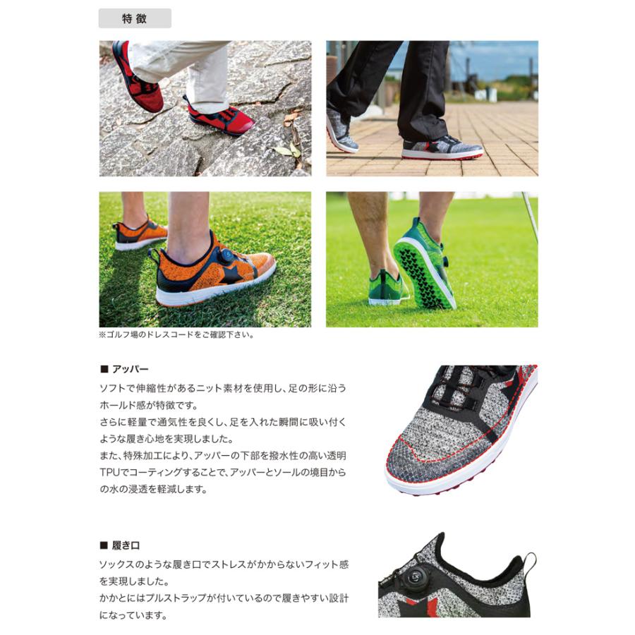 Lynx（リンクス） ゴルフシューズ SK-55 スパイクレスゴルフシューズ