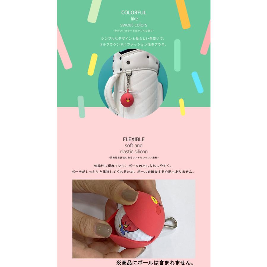 BT21 BABY Golf ボールポーチ ベイビー キャラクターグッズ 【ボール