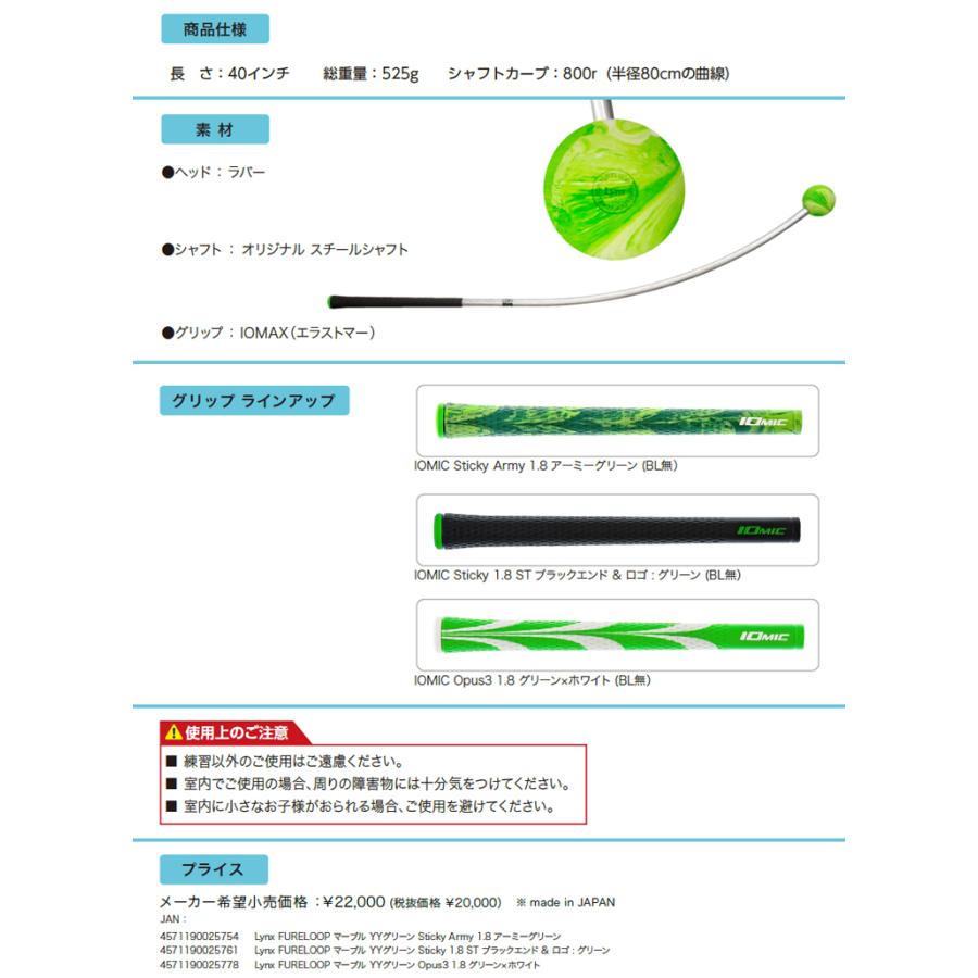 Lynx（リンクス） フレループ マーブル イオミック グリップ 装着