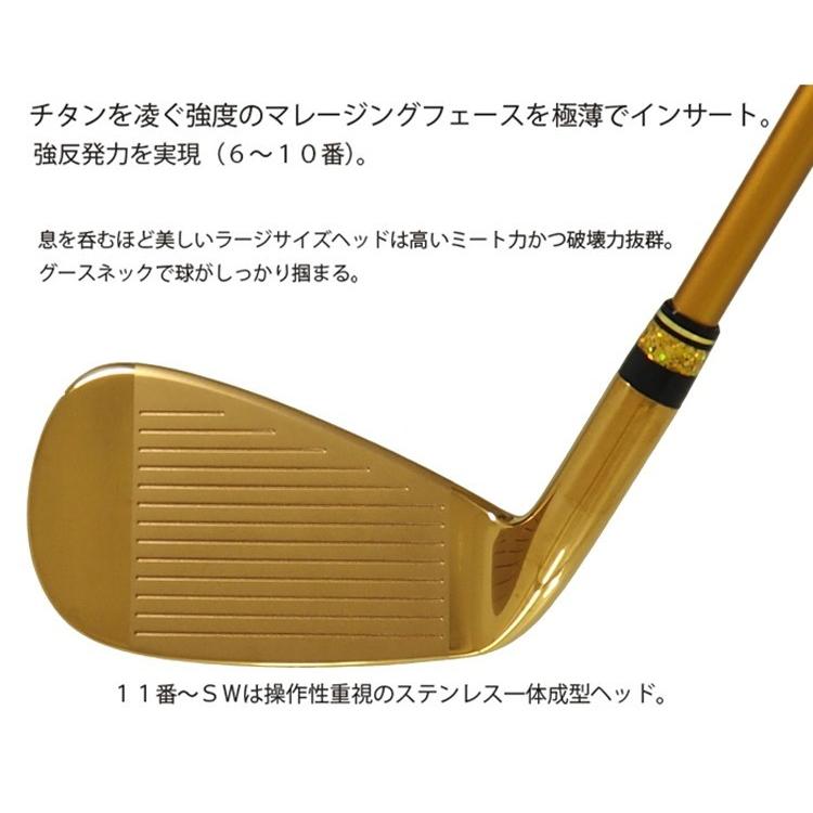 HONMA アイアンセット6本 MUTSUMI HONMA ムツミ ホンマ プレミアム マレージング MH626 アイアン