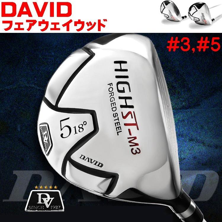 DAVID デイビッド ゴルフ フェアウェイウッド HIGH ST-M3 FORGED STEEL