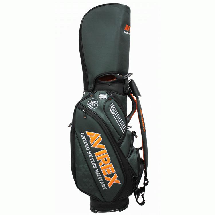 AVIREX GOLF アヴィレックスゴルフ 9型 キャディバッグ AVXBA1-2BC