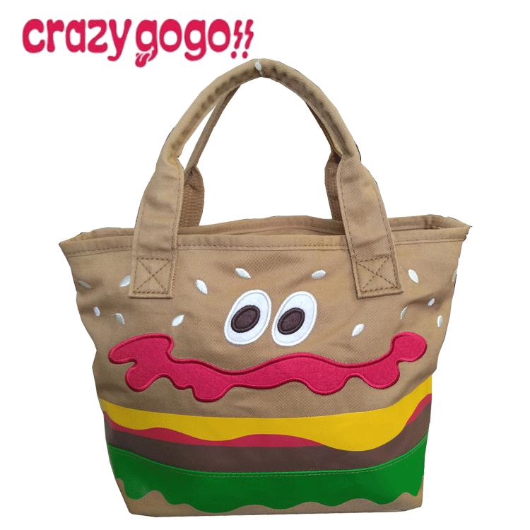 crazy go クレイジーゴーゴー ハンバーガー ミニトートバッグ