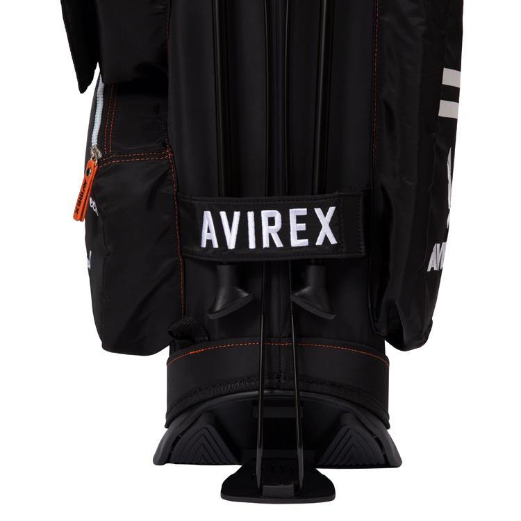 AVIREX GOLF アヴィレックスゴルフ 9型 スタンド式 キャディバッグ AVG3S-BA12【AVIREX】【8ポケット】｜yuuyuusports｜18