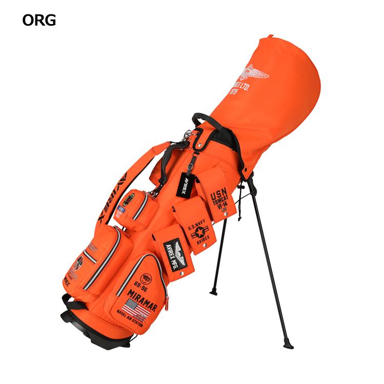 アヴィレックス AVIREX キャディバッグ 9インチ ゴルフバック AVIREX GOLF アヴィレックスゴルフ 9型 スタンド式 キャディ
