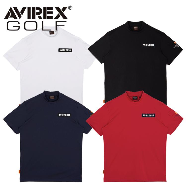 AVIREX GOLF アヴィレックスゴルフ メンズ S/S アイコン モックシャツ
