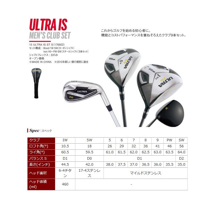 ウイルソン Wilson Staff Ultra Is クラブセット パター付き 10本セット 1w 5w I5 Pw Sw Pt セット ゴルフ ウルトラ 10本組 ウィルソン スタッフ 遊遊スポーツ ヤフー店 通販 Yahoo ショッピング