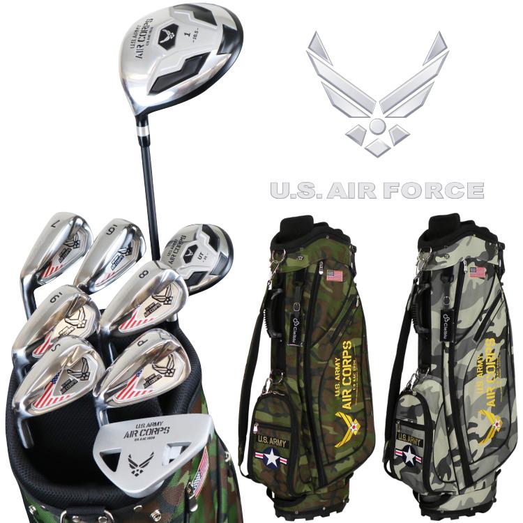 ドライバー レフティー US ARMY レフティー US ARMY AIR CORPS ゴルフクラブセット 9本組 (1W,UT,#6-9