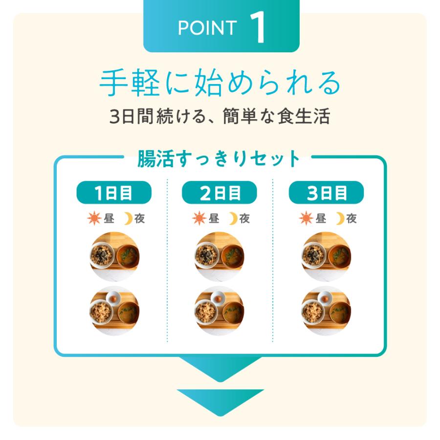 おなかを整える3日間 腸活すっきりセット ファスティング 短期集中
