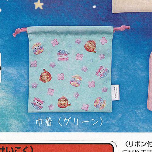 にこにこ ぷん ふんわり 水彩アート ポーチ コレクション 4：巾着