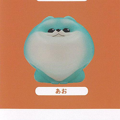 emDASH POMEKO 忠犬 ポメ公 4：あお トイズキャビン ガチャポン