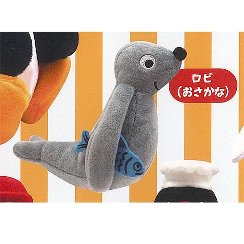 PINGU ピングー の ぬいぐるみ 2 2：ロビ おさかな Qualia ガチャポン