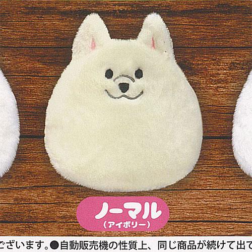 サモエド の ふわふわ ポーチ 2：ノーマル アイボリー アミューズ