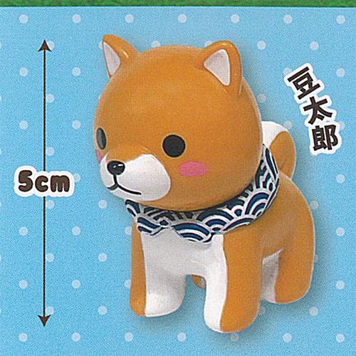 豆しば 三兄弟 おさんぽ フィギュア 1：豆太郎 アミューズ ガチャポン