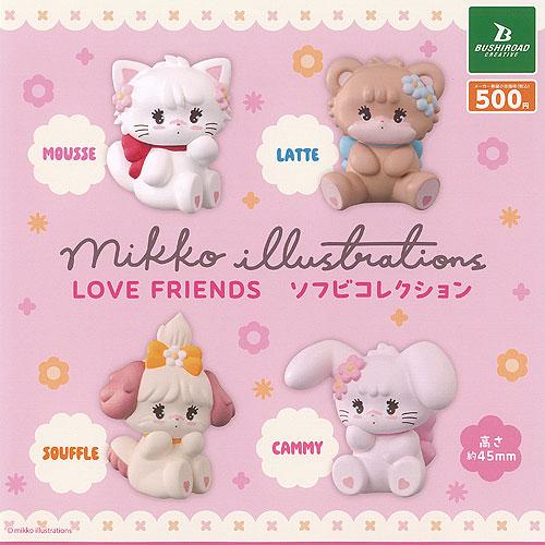 mikko ミッコ イラストレーション ラブ フレンズ ソフビ コレクション