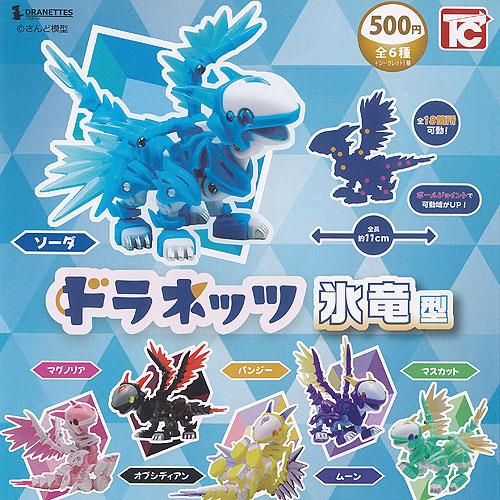 さんど模型 ドラネッツ 氷竜型 シークレット入り 全7種+ディスプレイ