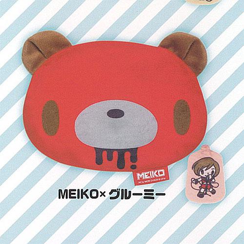 初音ミク × いたずらぐまの グルーミー ふわふわ FACE ポーチ 5：MEIKO