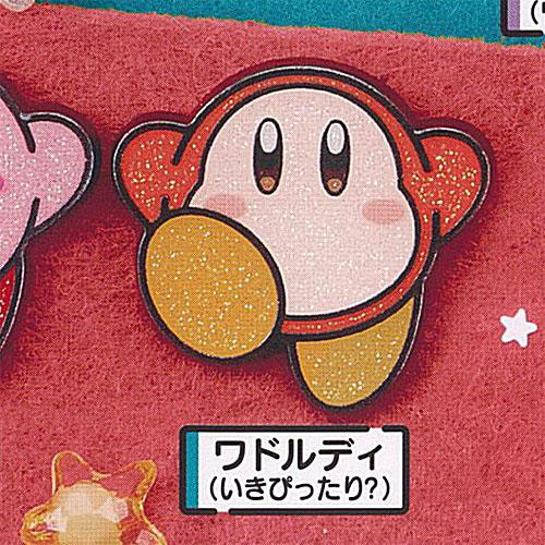 KIRBY play with WADDLEDEE！ ラメピンバッジコレクション 星のカービィ KIRBY play with WADDLE DEE ラメ ピンバッジ